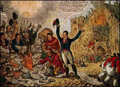 James Gillray, attack on Sir Francis Burdett